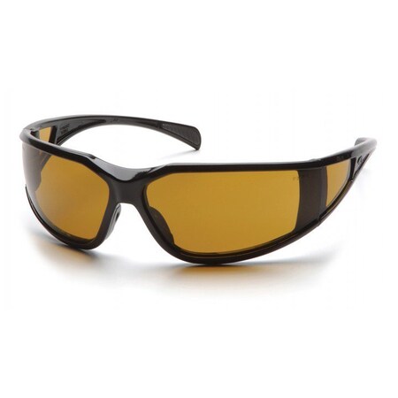 Pyramex - Exeter - Glossy Black Frame/Shooter's Amber Anti-Fog Lens SB5133DT